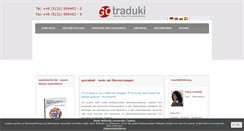 Desktop Screenshot of gotraduki.com