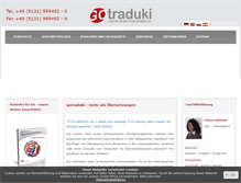 Tablet Screenshot of gotraduki.com